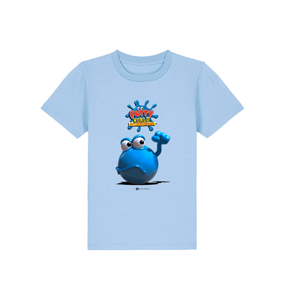 Blue Soul Printed Kids T-Shirt Front