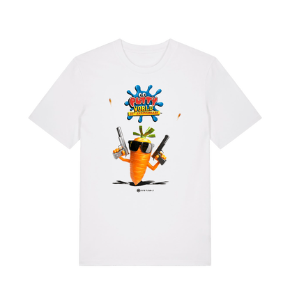 White Printed T-shirt Front