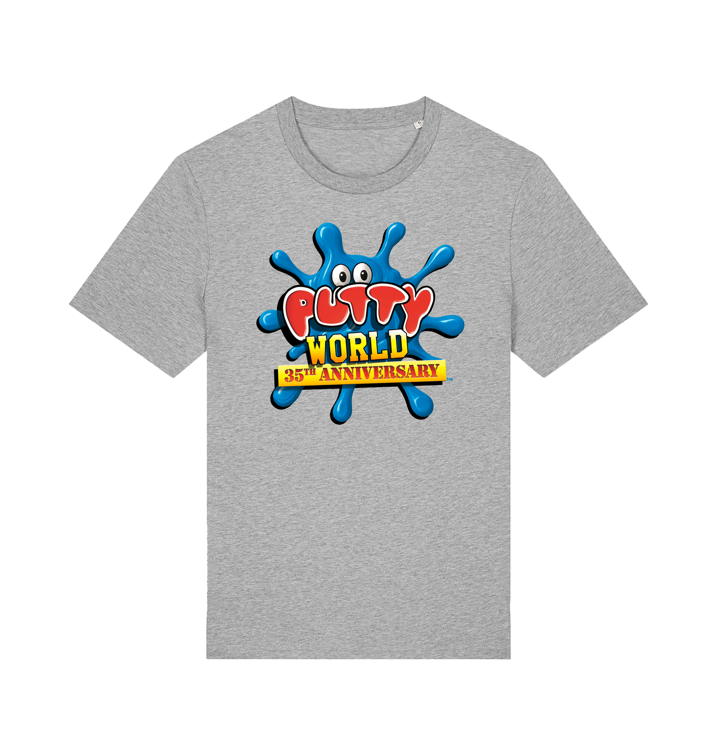Heather Grey Printed T-shirt Front
