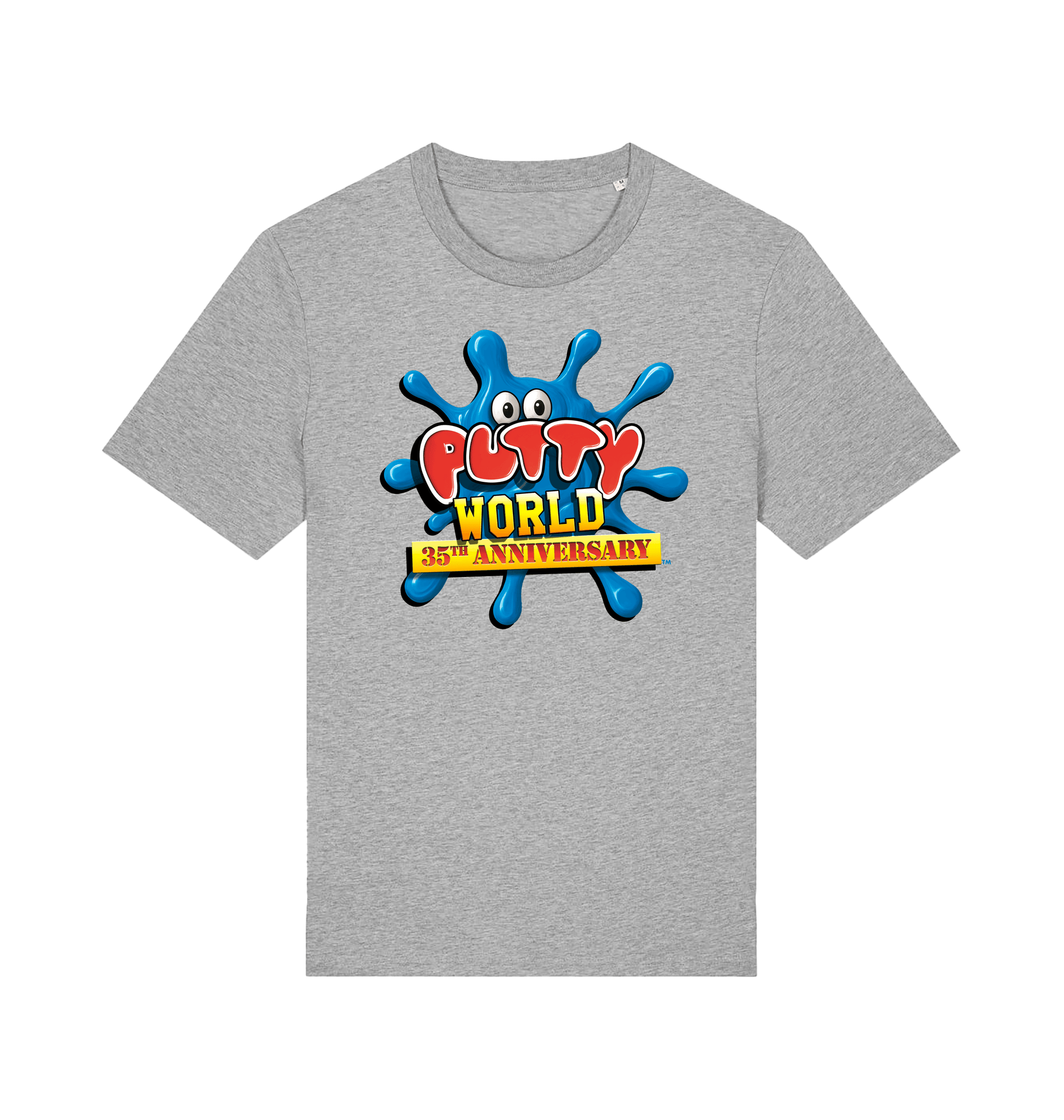 Heather Grey Printed T-shirt Front