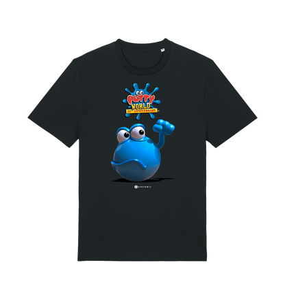 Black Printed T-shirt Front