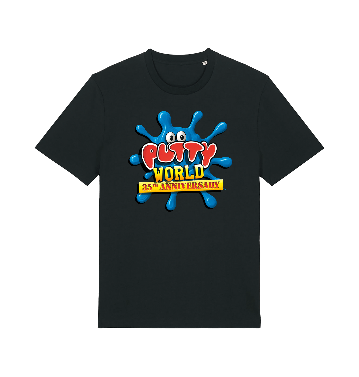 Black Printed T-shirt Front