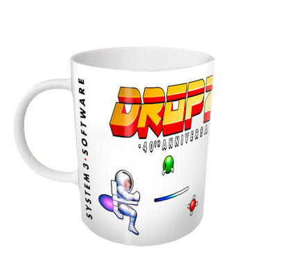 DropZone 40th Anniversary Edition 'Jet-Pack Man' Mug - White