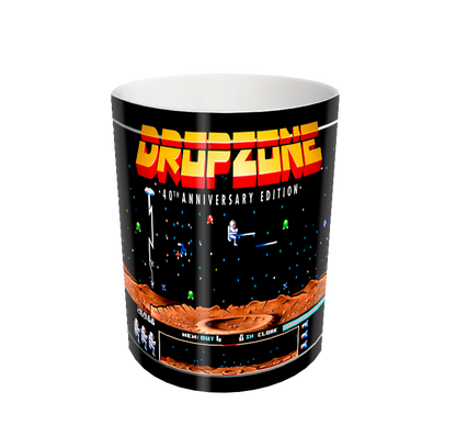 DropZone 40th Anniversary Edition 'Screen-Shot' Mug – Black