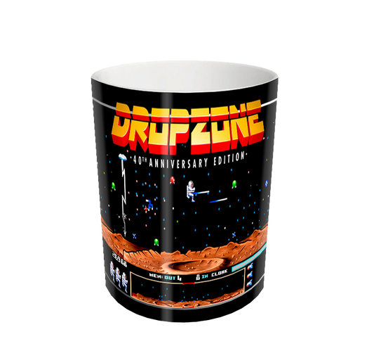 DropZone 40th Anniversary Edition 'Screen-Shot' Mug – Black