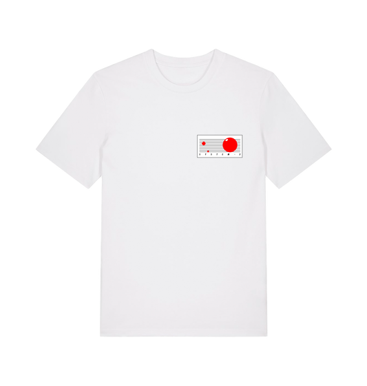 White Printed T-shirt Front