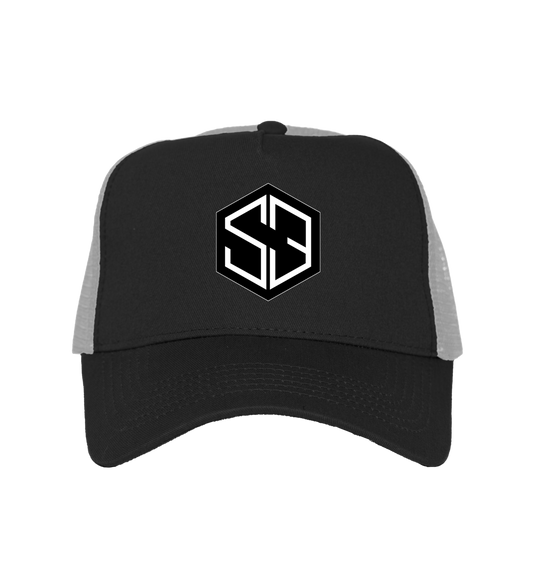 Black/Light Grey Caps