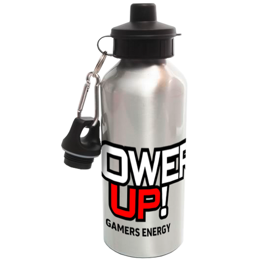 Power Up! Gamers Energy Aluminium Water Bottle - 600ML