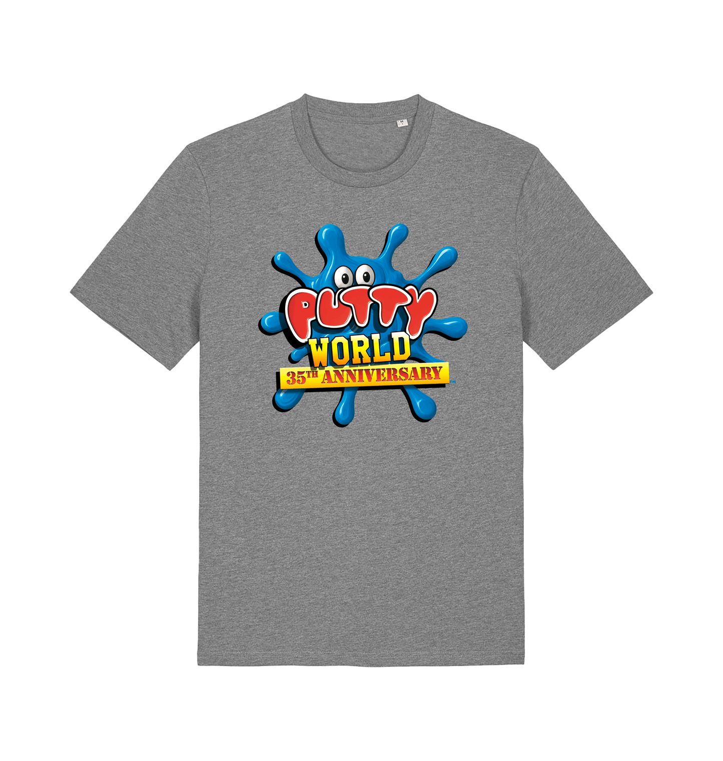 Mid Heather Grey Printed T-shirt Front