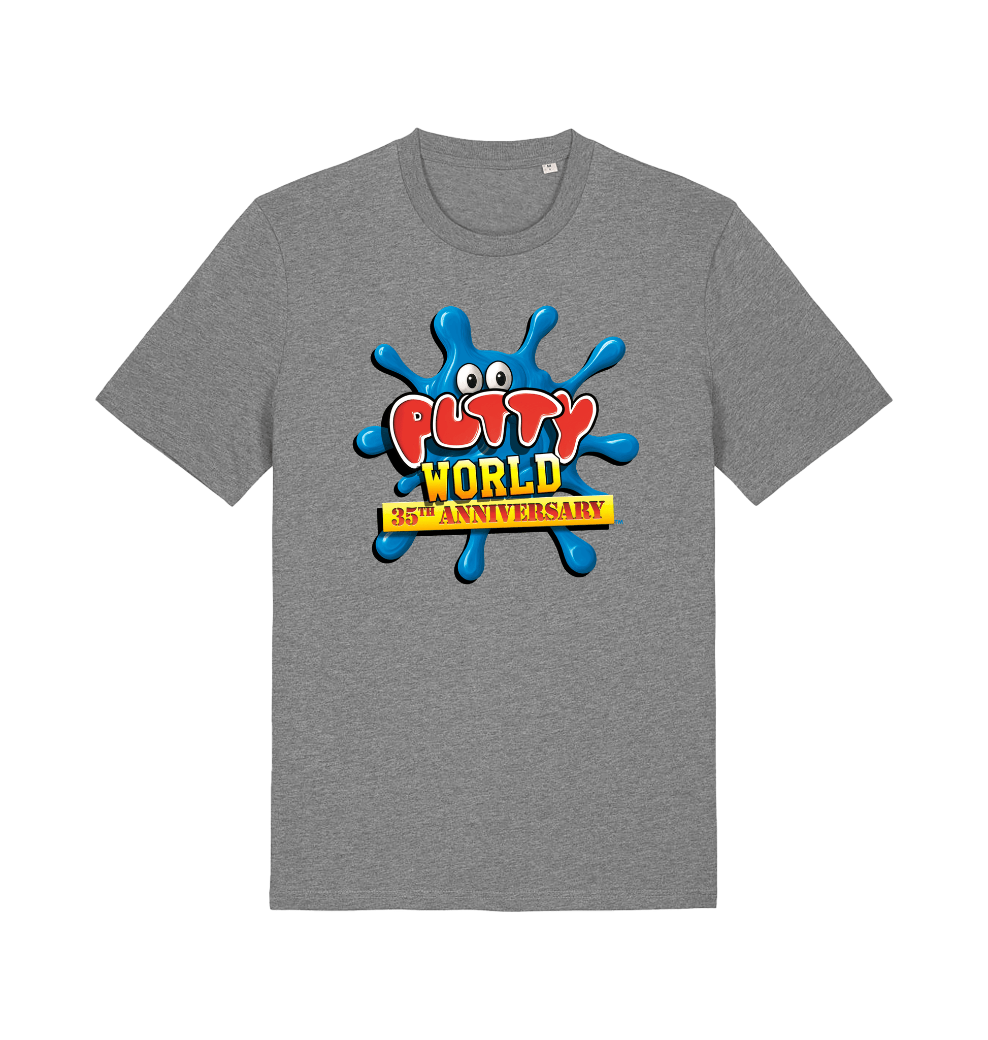 Mid Heather Grey Printed T-shirt Front