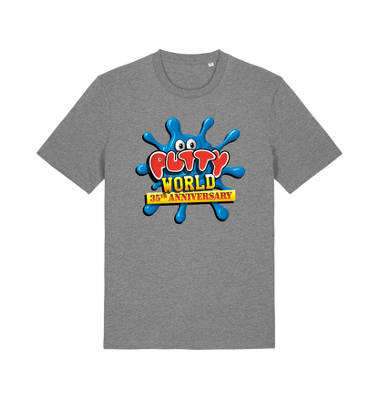 Mid Heather Grey Printed T-shirt Front