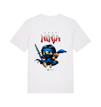 White Printed T-shirt Front
