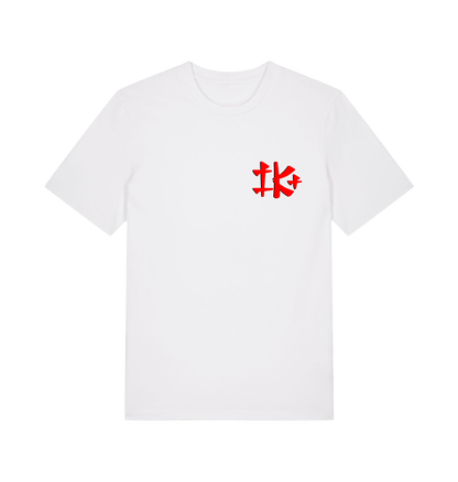 White Printed T-shirt Front