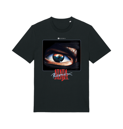 Black Printed T-shirt Front